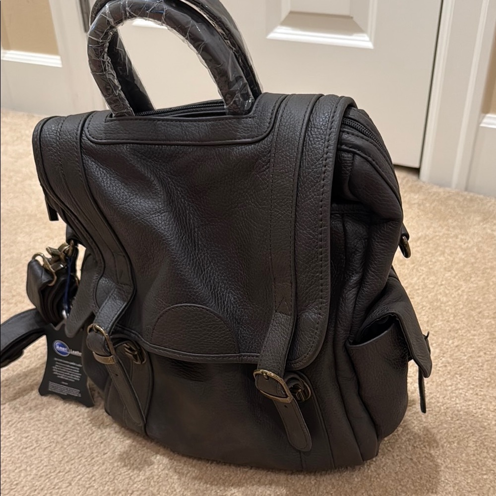 Dark Brown Leather satchel